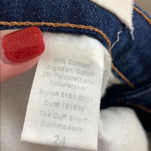 Current/Elliott the Cuff Commodore Jean Shorts - Picture 4 of 6